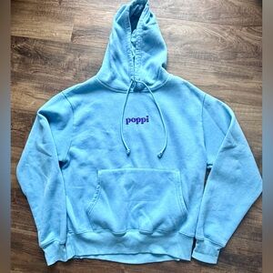 Poppi For Target Light Blue Hoodie Large
